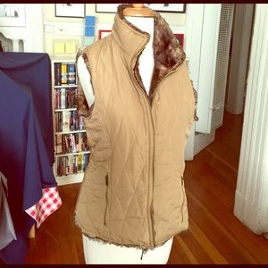 Fabulous faux fur lined vest