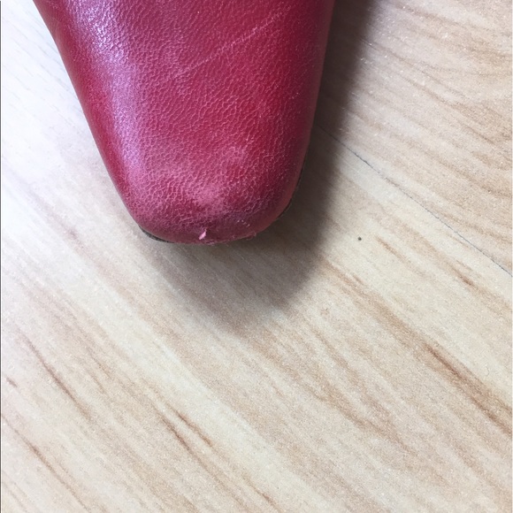 Cynthia Rowley Red slingback heels - Picture 4 of 4