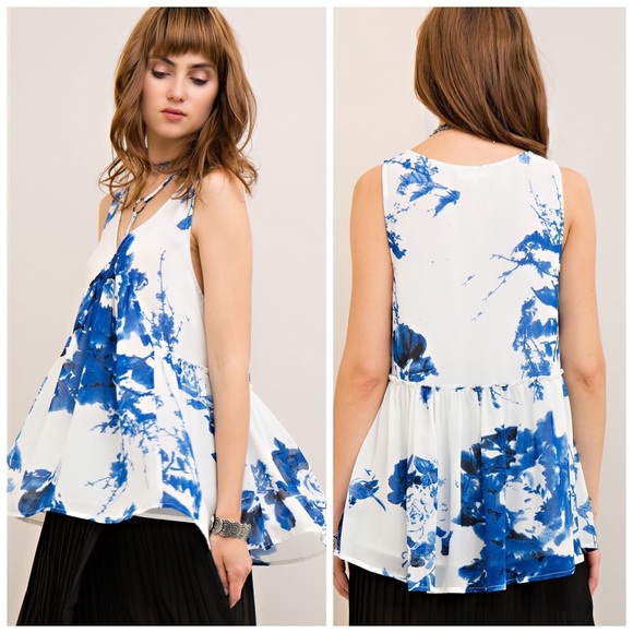 🤗 LAST 1! Stunning lined babydoll tunic - Picture 2 of 4