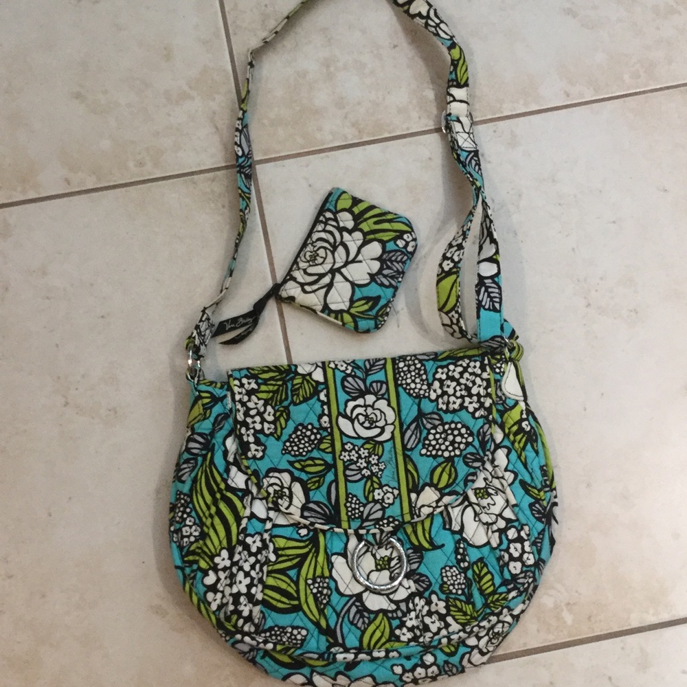 Vera Bradley hobo purse with matching coin purse