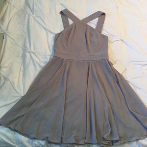 Brand New - Never Worn • Gray Skater Dress.