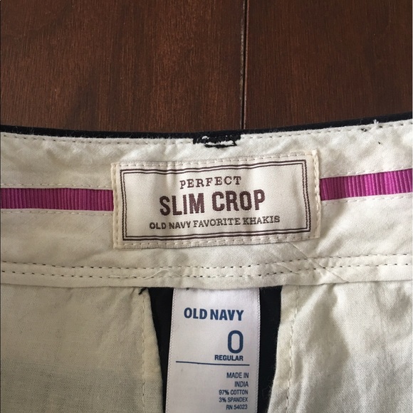 Like new Perfect slim crop Khakis black - Picture 2 of 6