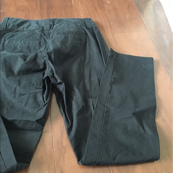 Like new Perfect slim crop Khakis black - Picture 6 of 6