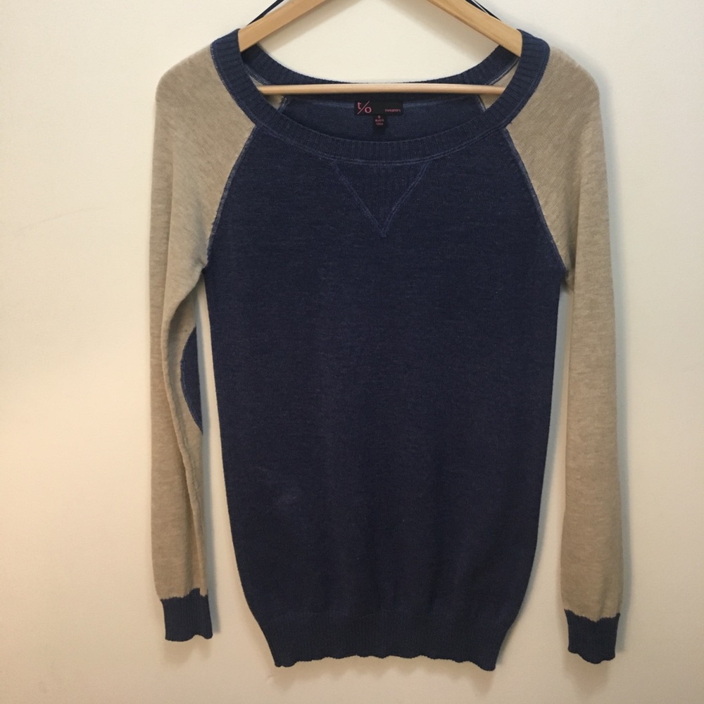 Two Toned Sweater