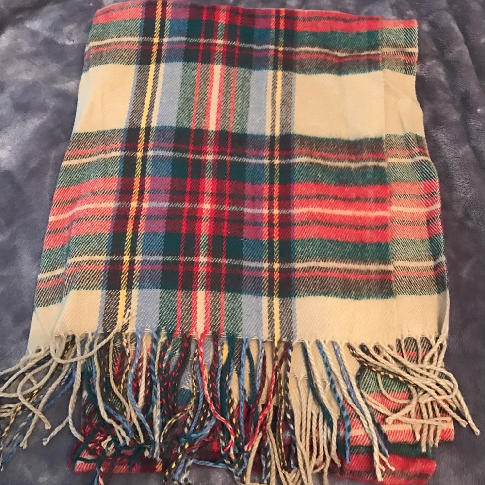 Plaid Blanket Scarf