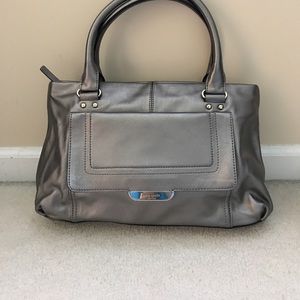 Kate Spade silver/gunmetal purse