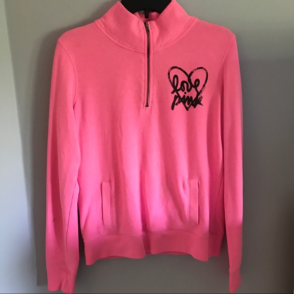 Pink crew neck