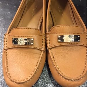 Coach leather loafers