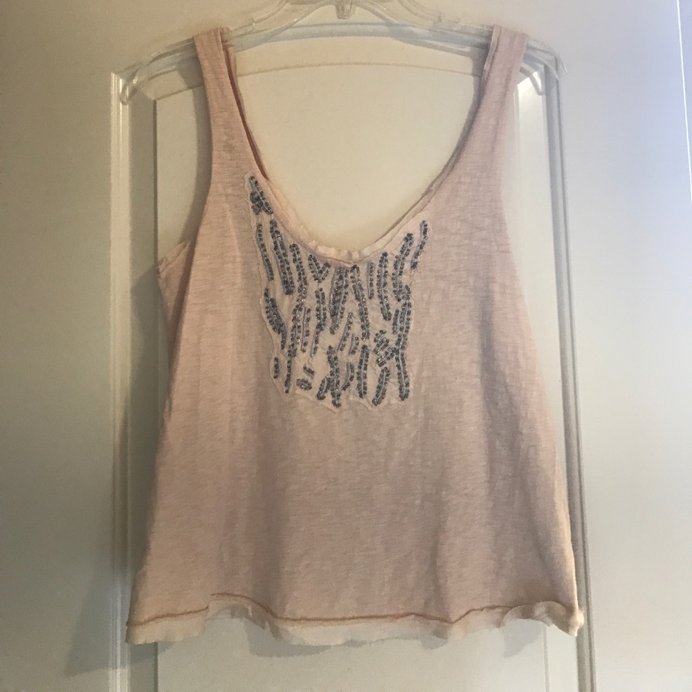 Champagne beaded tank top from Urban Outfitters