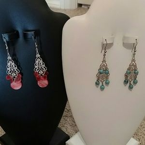 Sliver earrings sets