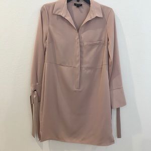 TopShop blush colored mini dress