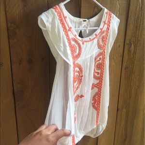 FREE PEOPLE white top