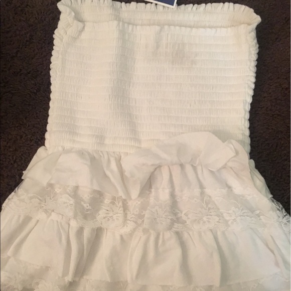 HOLLISTER RUFFLE TUBE TOP / NWT - Picture 2 of 5