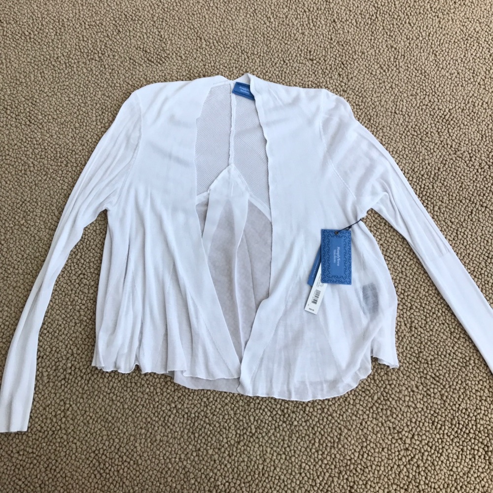 Simply Vera by Vera Wang White Sweater PXL