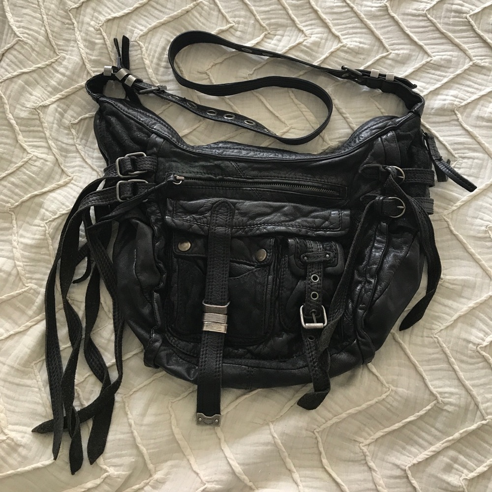 All Saints Leather Crossbody / Shoulder Bag