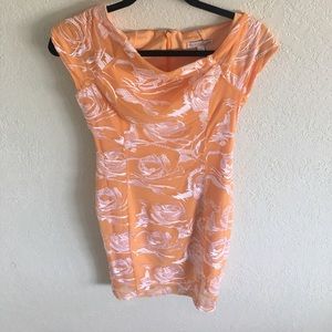 Eve Mendes Embroidered dress