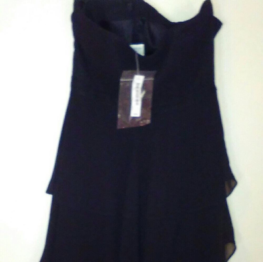 New Ruffled Cocktail Dress - Picture 2 of 4
