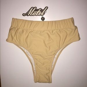 High Waisted Camel nude Bikini Bottom