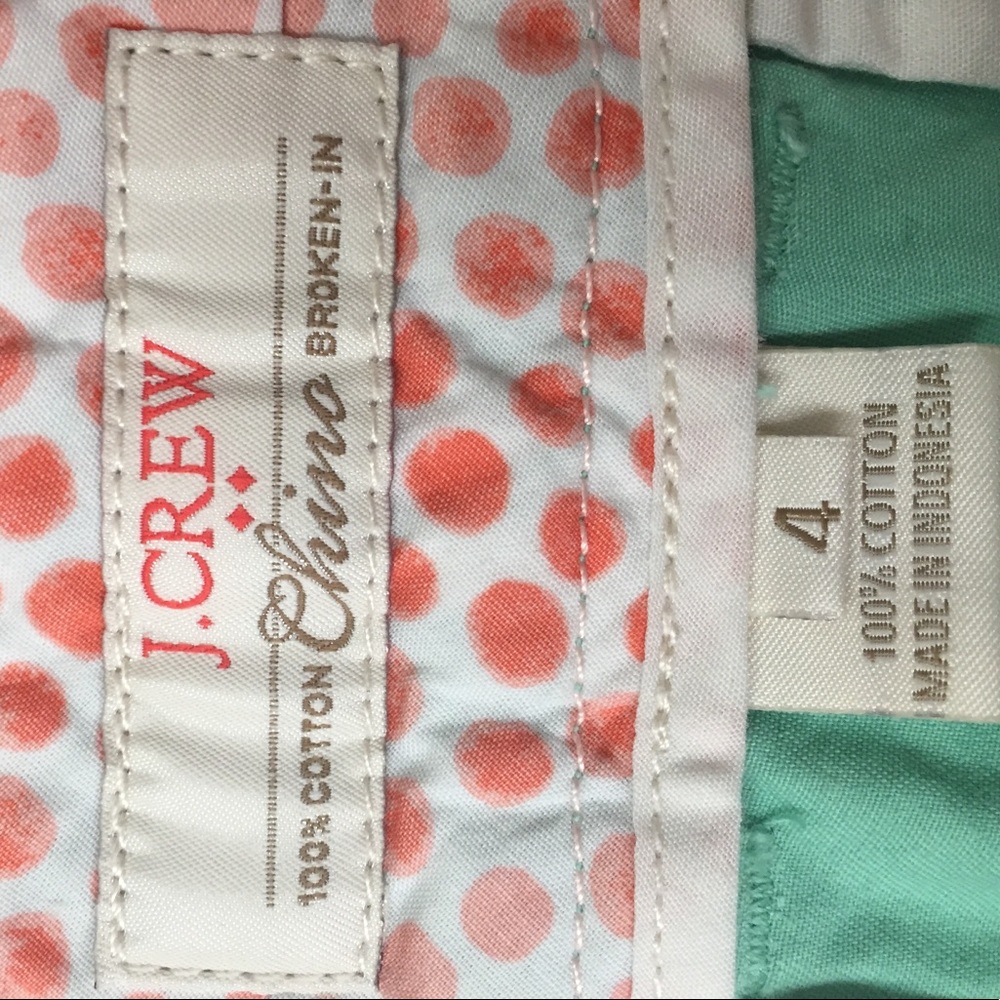 Jcrew Chino 'Broken-in" Shorts 4in