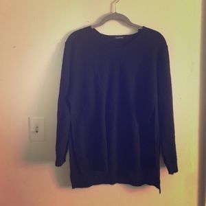 Side Slits Long Sleeve Sweater