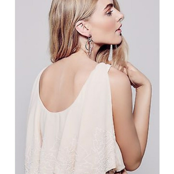 Free People Beaded Wrap Mini Dress - Picture 3 of 4