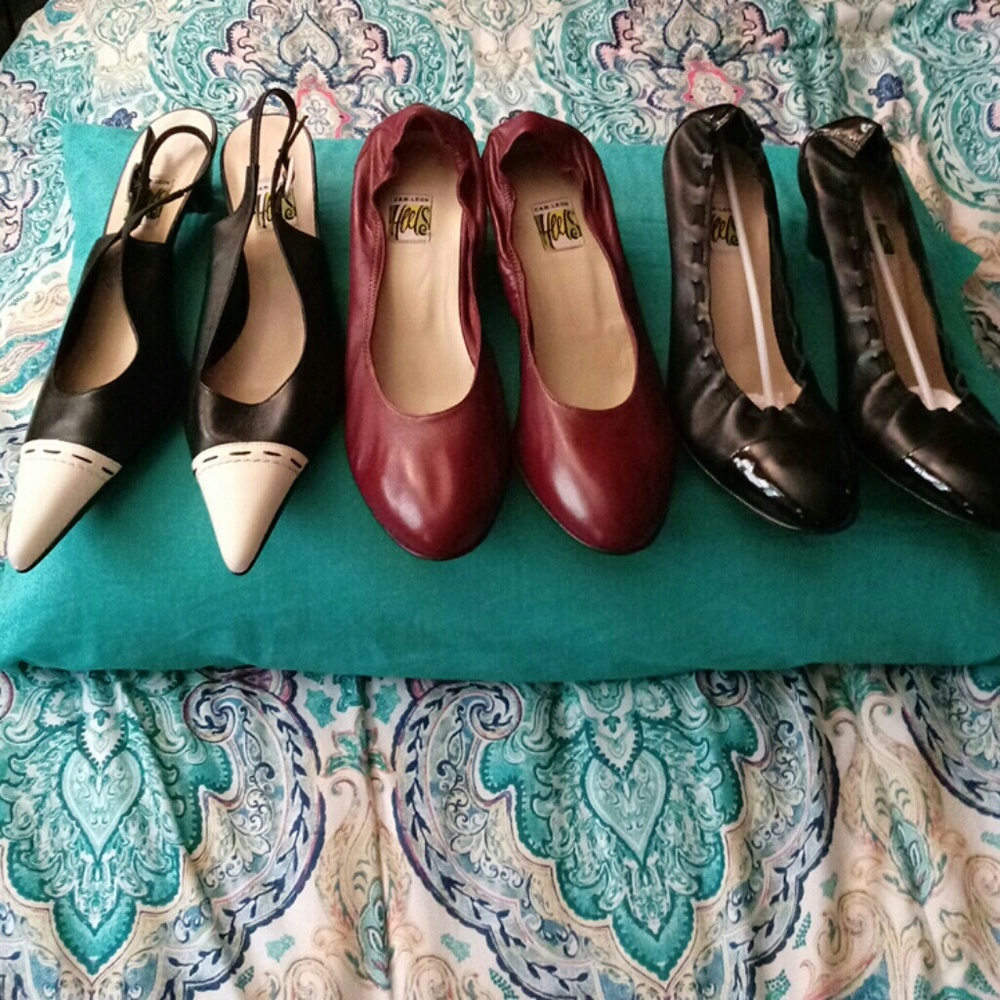 3 pairs of heels/ $30 each or $80 for the 3