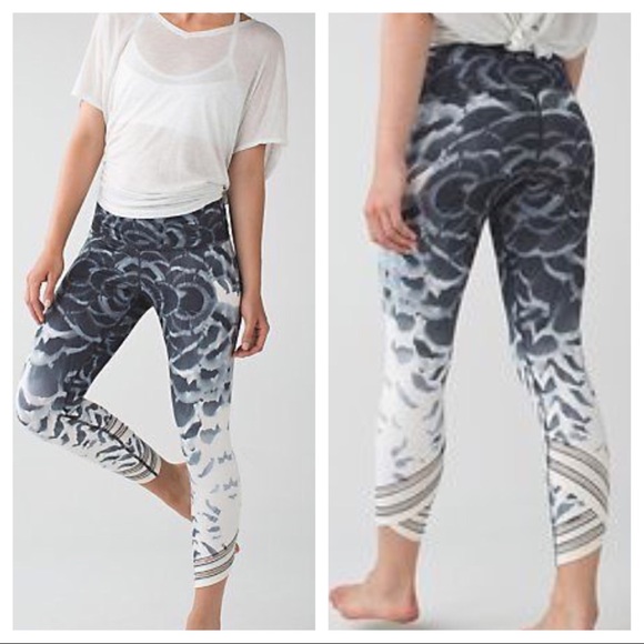 lululemon athletica Pants - LULULEMON high times wrap mesh crop in angle wing