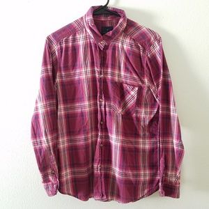 Pink plaid shirt