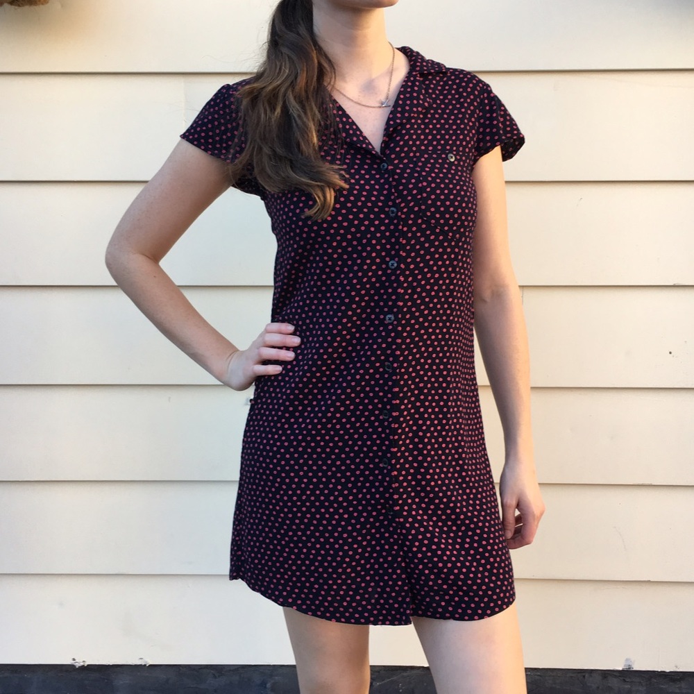 Brooklyn Industries Button Down Shirt Dress Small