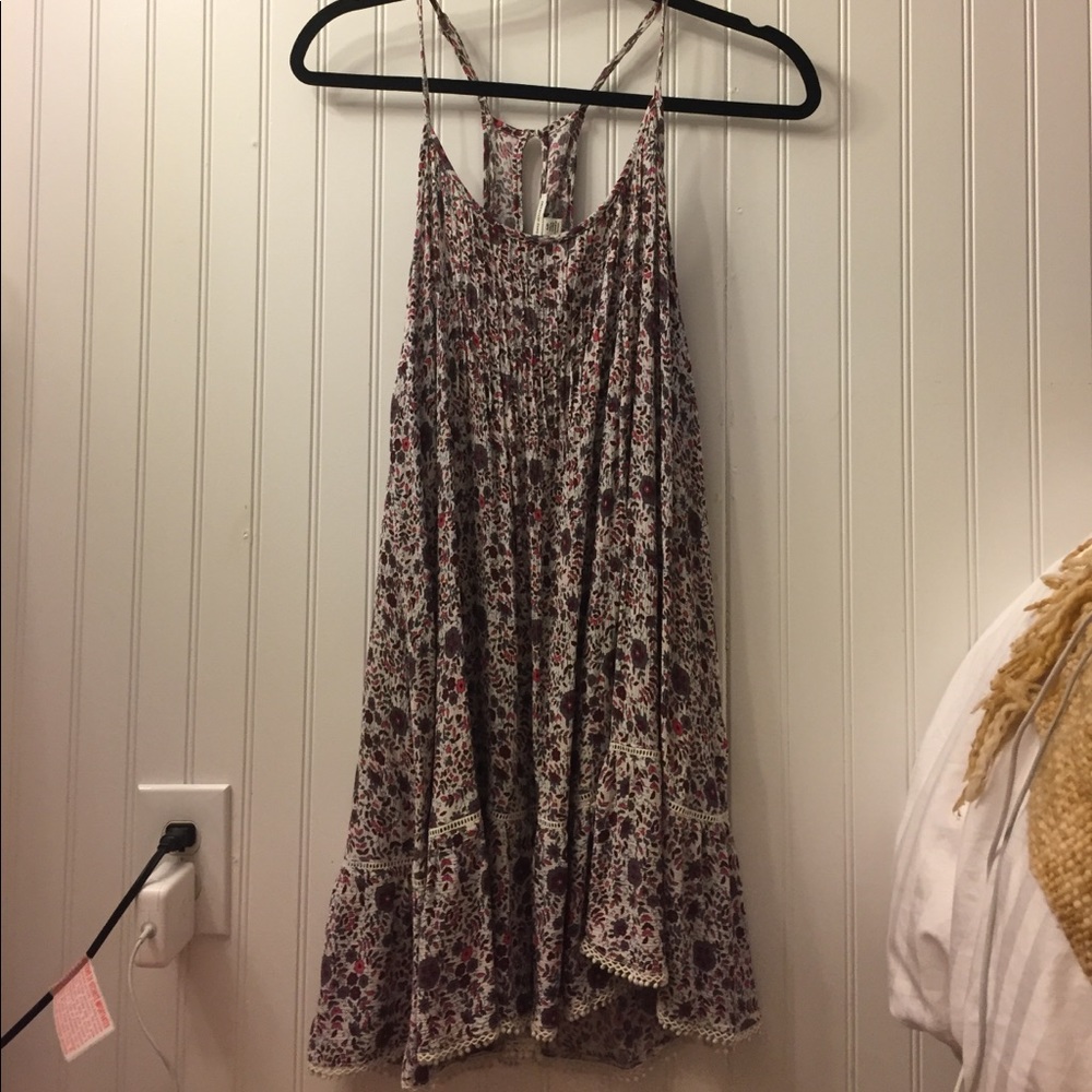 American Eagle purple and white summer dress