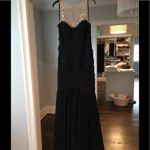 Floor length evening gown.