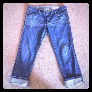 Gap cuffed jean capris