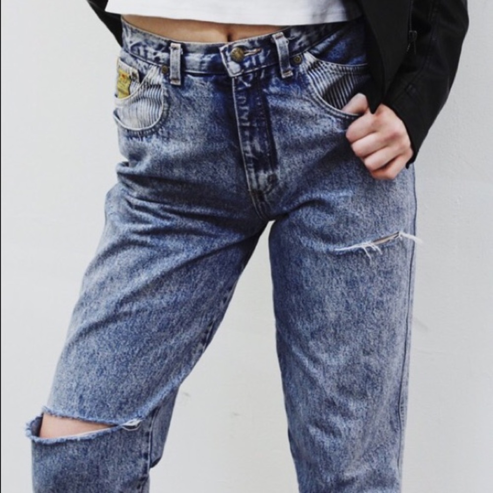 High wasted Zena vintage stonewash jeans
