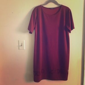 Cut-Out Shift Dress