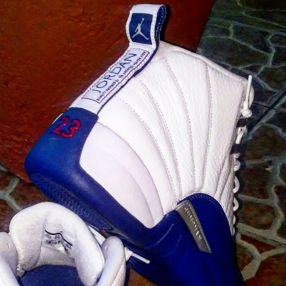 Mens Jordan 12 french Blue Size 12.5 - Picture 6 of 8
