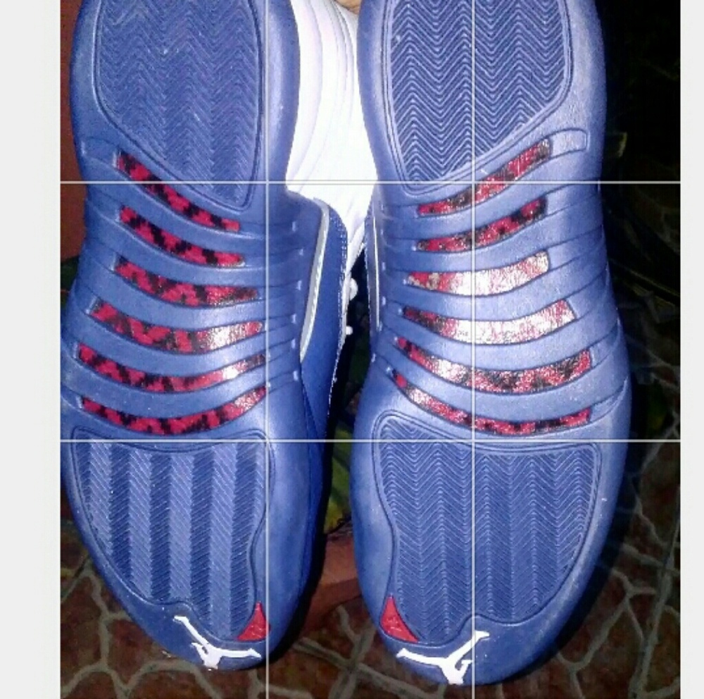 Mens Jordan 12 french Blue Size 12.5 - Picture 7 of 8
