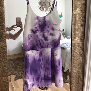Tie dye flowy dress