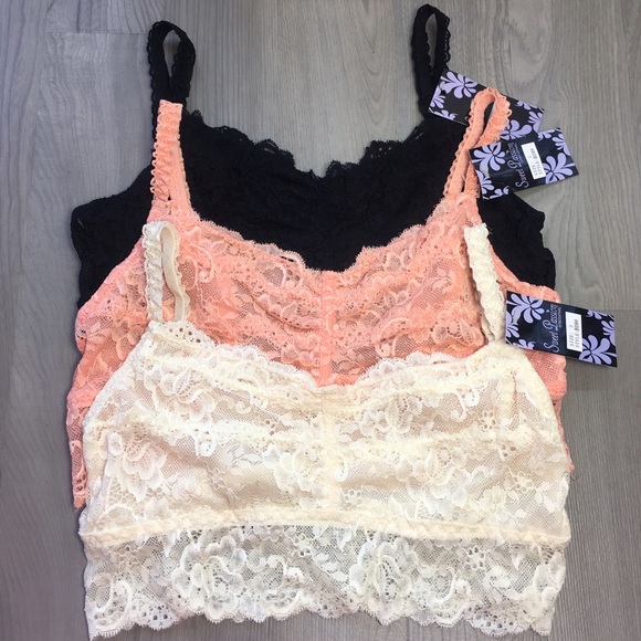 Other - 3-pk Lace Bralettes