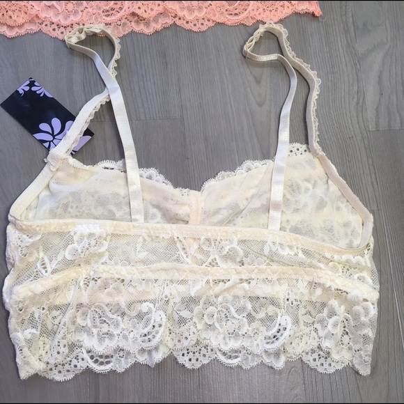 3-pk Lace Bralettes - Picture 2 of 3