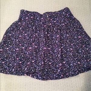 sold!! Soft purple/navy mini skirt
