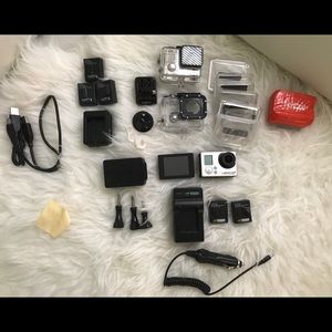 GoPro Hero 3+ Silver and accessories