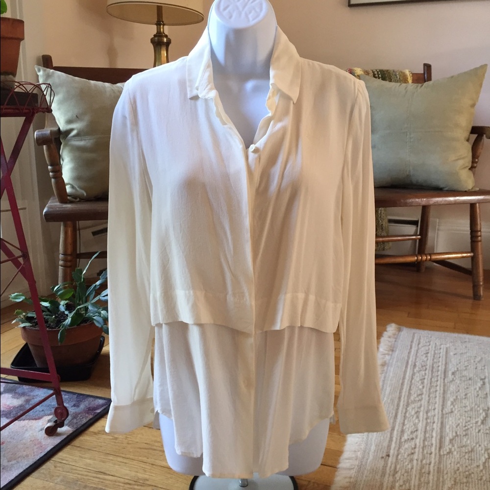 Banana Republic 100% silk blouse