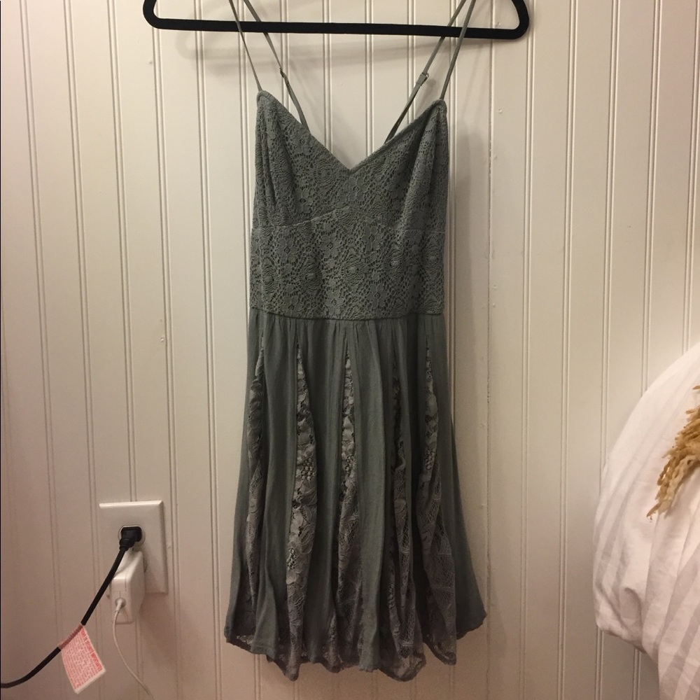 Abercrombie and fitch grey sun dress