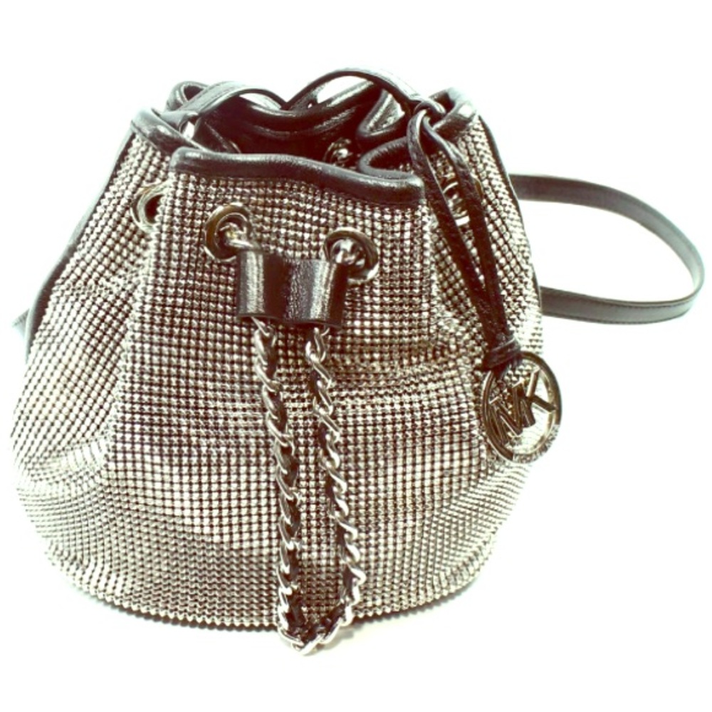 Michael Kors Frankie Metal Mesh Bucket Bag