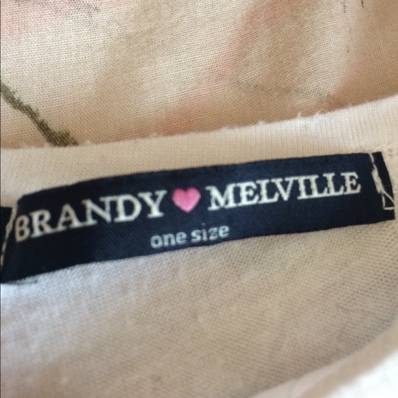 Brandy Melville slightly cropped tee - Picture 3 of 3