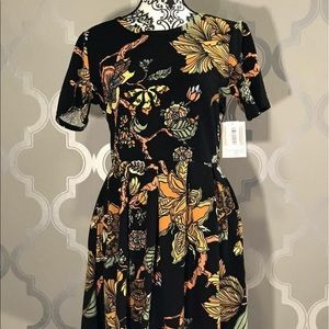 LLR Unicorn pattern black dress size XL