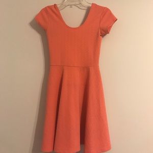 Casual orange dress