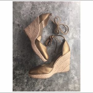 Michael Kors Lace Up Espadrille Wedge