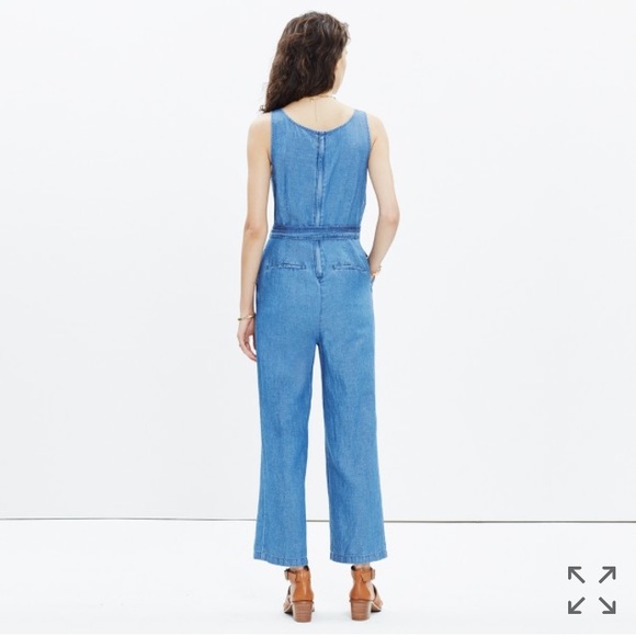 Madewell muralist chambray jumpsuit - Picture 6 of 8