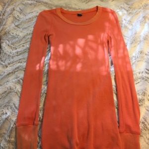 Free People Waffle Top